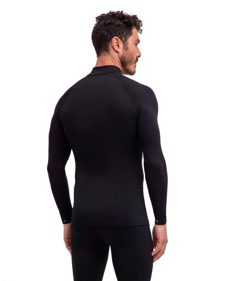 Falke Falke Maximum Warm Langarmshirt Herren - black - 1 | SportScheck