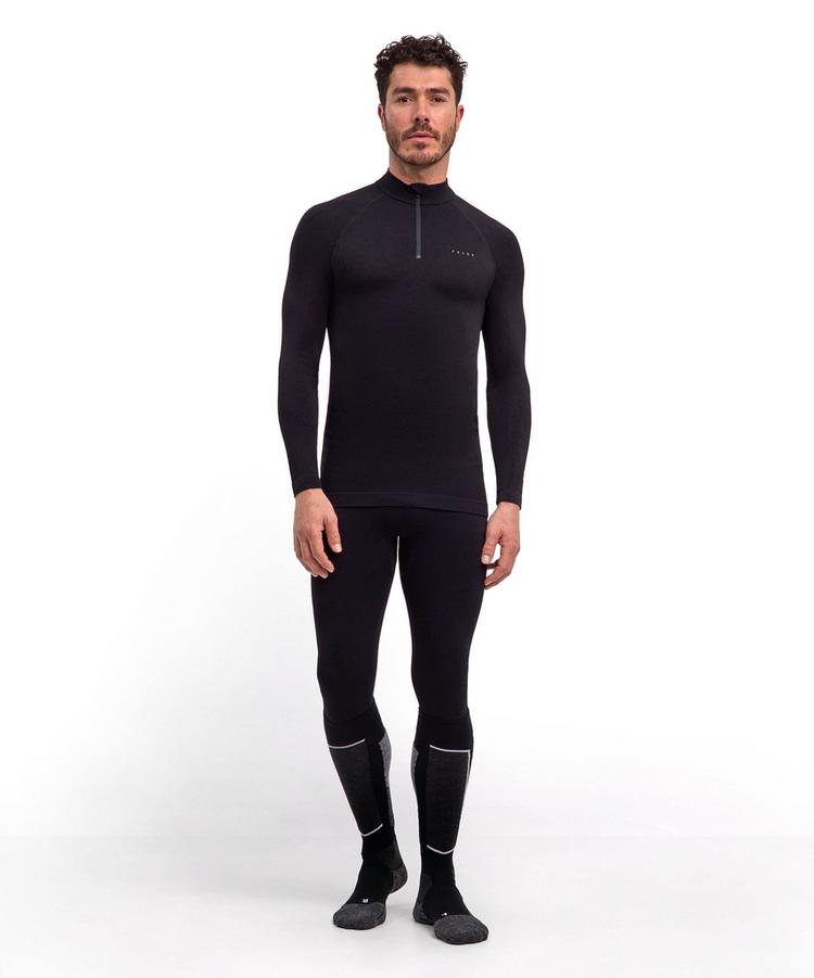 Falke Falke Maximum Warm Langarmshirt Herren - black - 2 | SportScheck