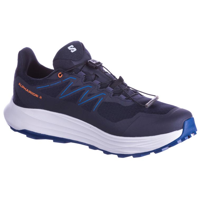 Salomon Salomon ALPHARIDE 2 GTX Laufschuhe Herren - dark navy-mykonos blue-dragon fire - 0 | SportScheck