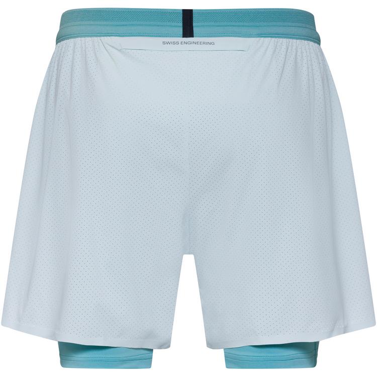 On On 5" Performance 2-1 Shorts Funktionsshorts Herren - flurry-aquamarine - 0 | SportScheck