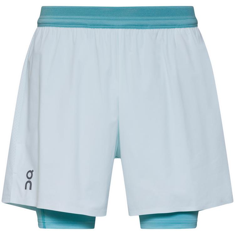 On On 5" Performance 2-1 Shorts Funktionsshorts Herren - flurry-aquamarine - 0 | SportScheck