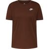 Nike Club T-Shirt Damen - cacao wow