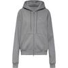 Nike Studio Fleece Sweatjacke Damen - dk grey heather-sail