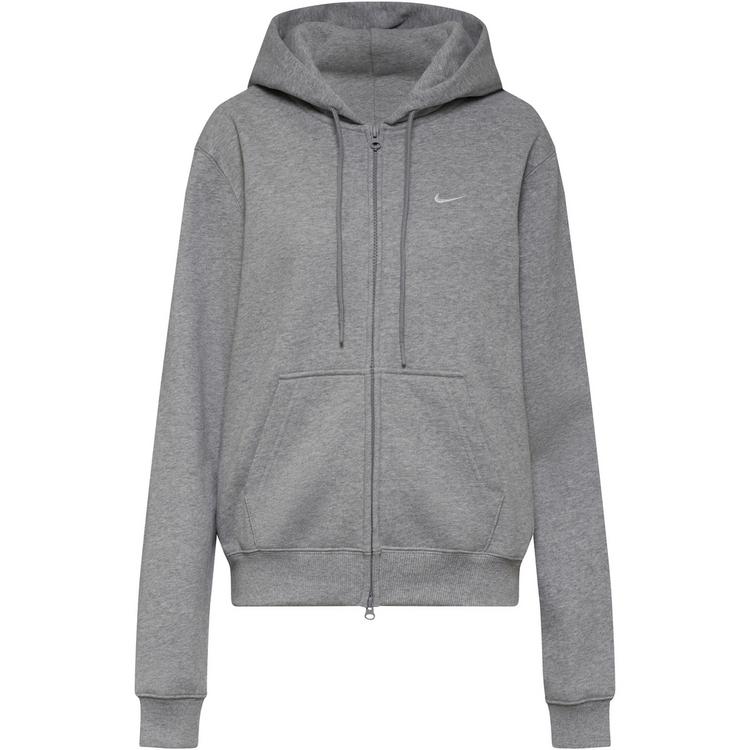 Nike Nike Studio Fleece Sweatjacke Damen - dk grey heather-sail - 0 | SportScheck