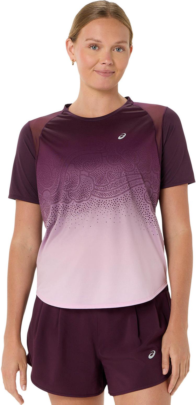 ASICS ASICS ROAD FADE Funktionsshirt Damen - dark aubergine-hazy lilac - 0 | SportScheck