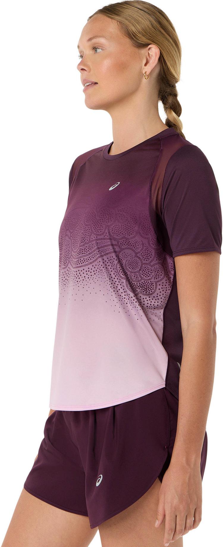ASICS ASICS ROAD FADE Funktionsshirt Damen - dark aubergine-hazy lilac - 2 | SportScheck