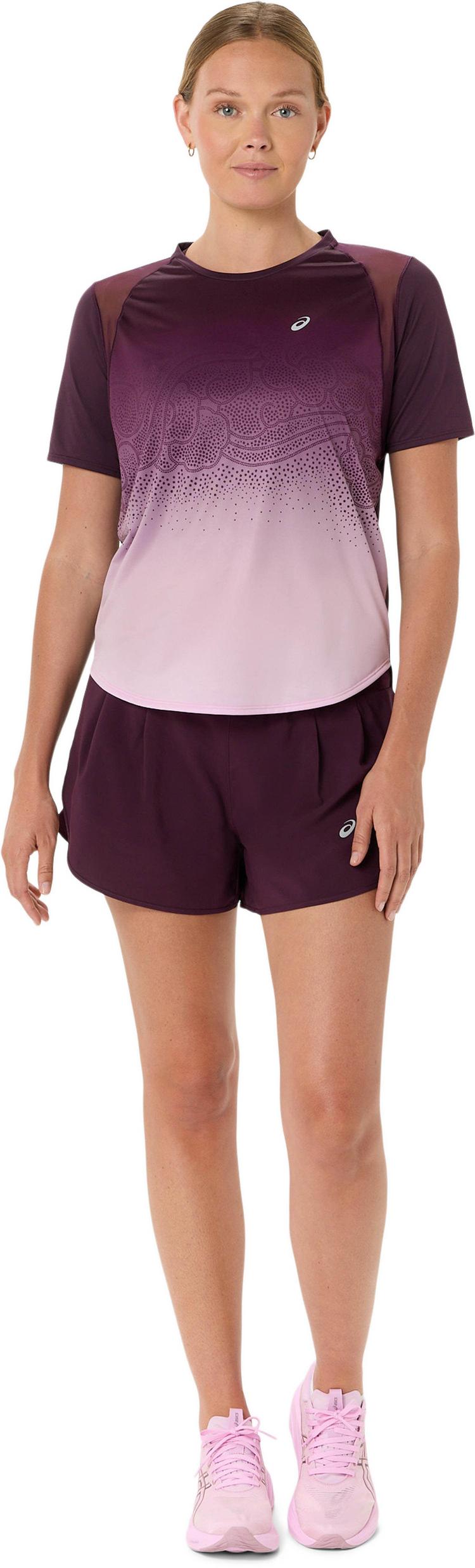 ASICS ASICS ROAD FADE Funktionsshirt Damen - dark aubergine-hazy lilac - 3 | SportScheck