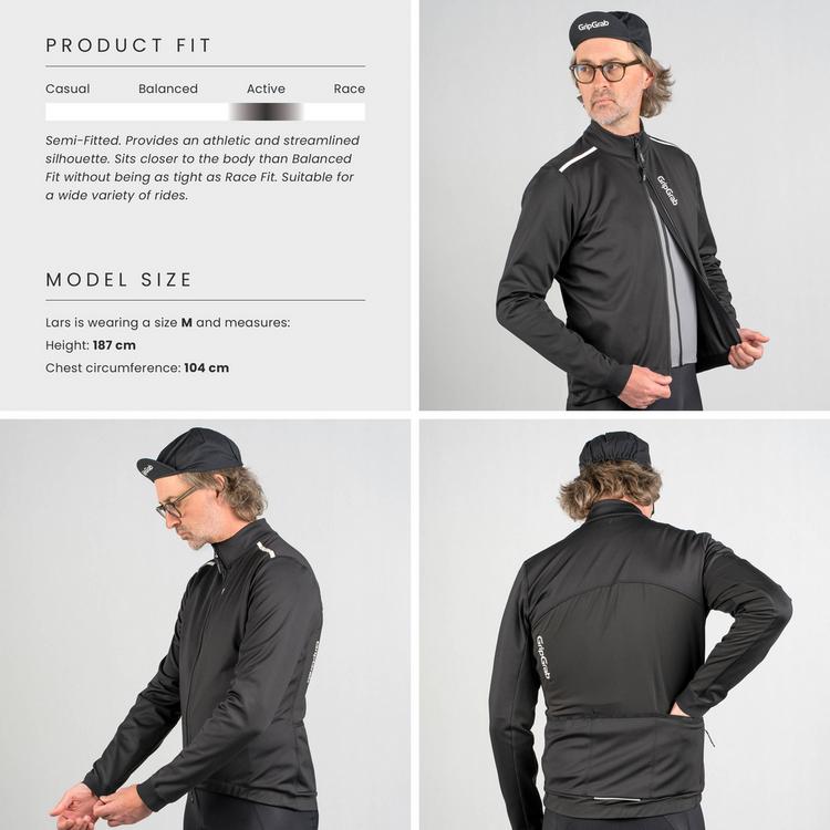 GripGrab GripGrab RIDE Winter Fahrradjacke Herren - black - 3 | SportScheck