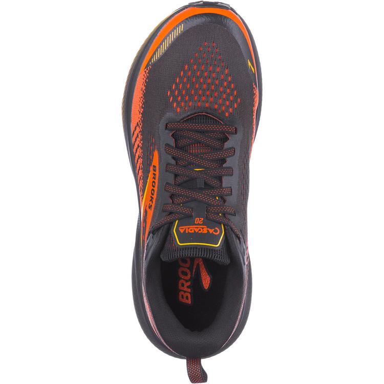 Brooks Brooks Cascadia 20 Laufschuhe Herren - black-tigerlily-orange - 0 | SportScheck