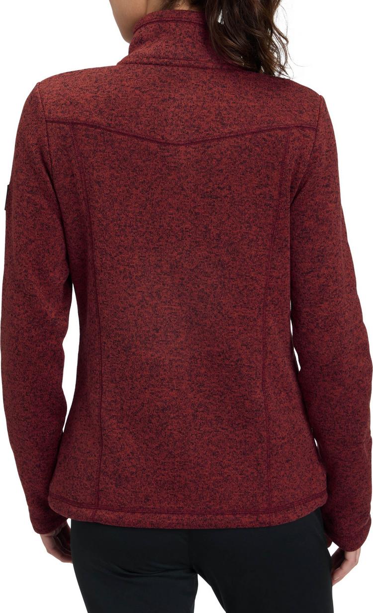 McKinley McKinley Rubin III Strickfleece Damen - melange-red dark - 1 | SportScheck