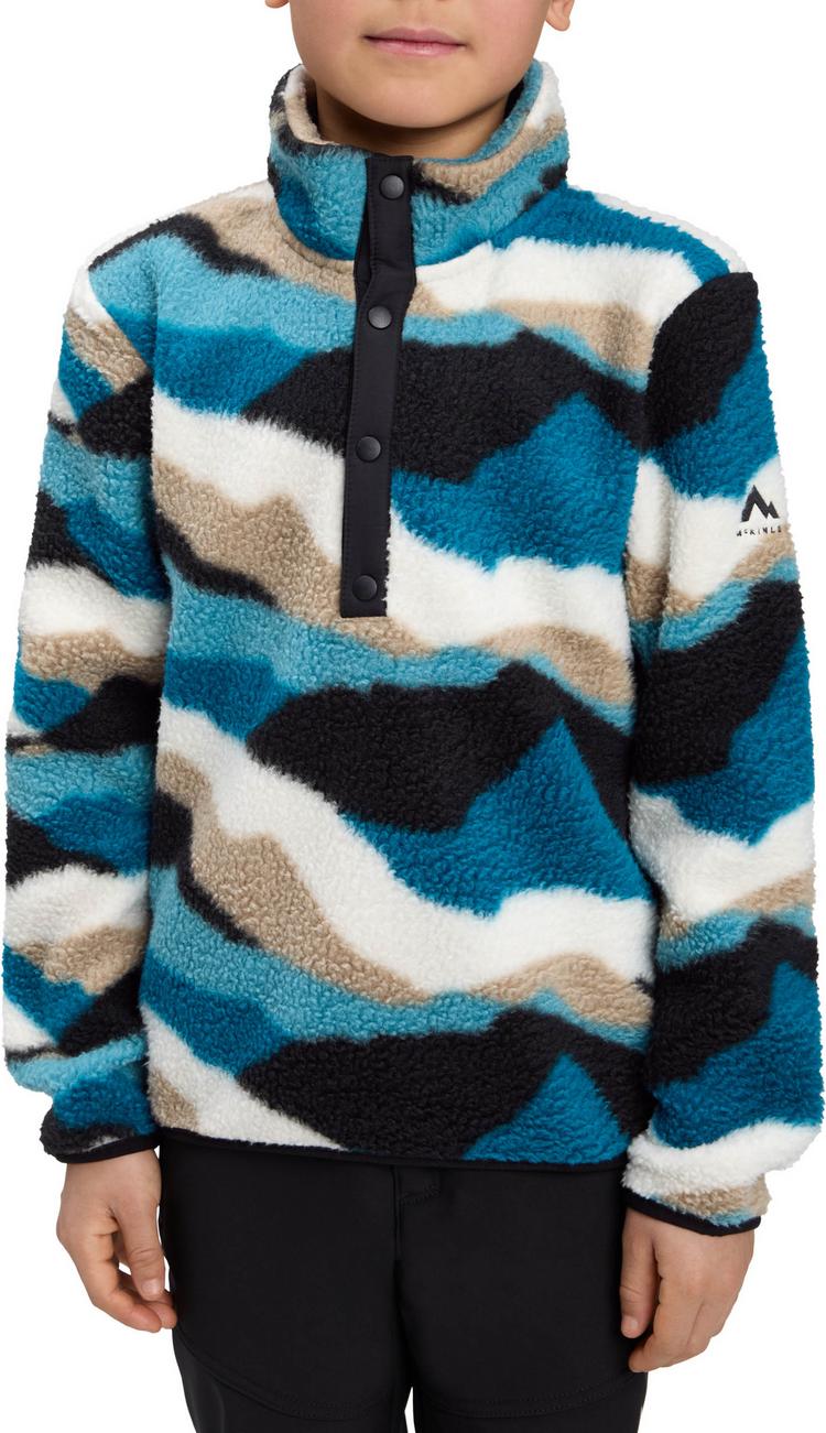 McKinley McKinley Hilka Fleeceshirt Kinder - aop-blue petrol - 0 | SportScheck