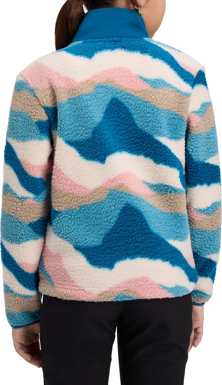 McKinley McKinley Hilka Fleecejacke M&auml;dchen - aop-blue petrol-blue - 1 | SportScheck