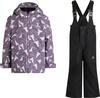 McKinley TIMBER II Skianzug Kinder - aop-purple-black nig