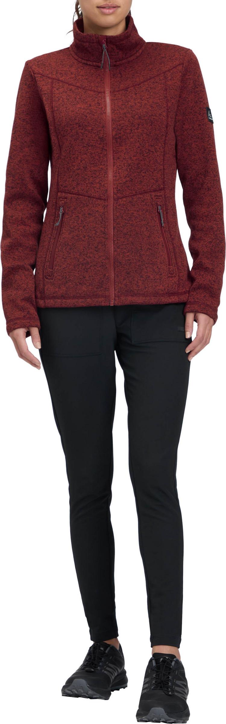 McKinley McKinley Rubin III Strickfleece Damen - melange-red dark - 2 | SportScheck