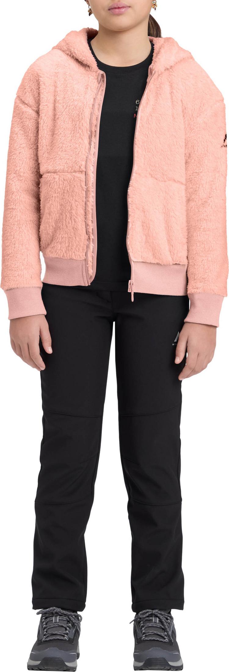 McKinley McKinley Etna Fleecejacke M&auml;dchen - melange-rose dark - 4 | SportScheck