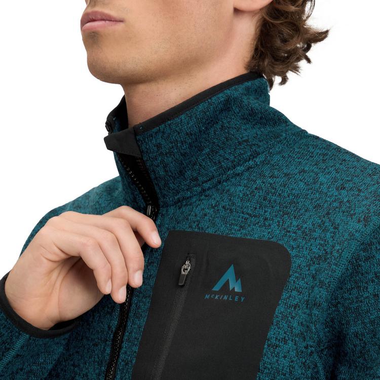 McKinley McKinley Skeena III Strickfleece Herren - melange-blue pet - 3 | SportScheck