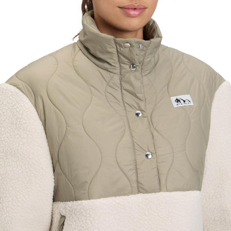 McKinley McKinley Fleur Fleeceshirt Damen - grey light-brown smo - 3 | SportScheck