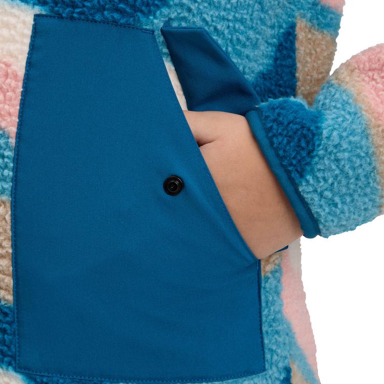 McKinley McKinley Hilka Fleecejacke M&auml;dchen - aop-blue petrol-blue - 4 | SportScheck