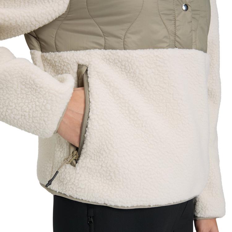 McKinley McKinley Fleur Fleeceshirt Damen - grey light-brown smo - 4 | SportScheck