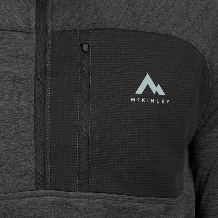 McKinley McKinley Tampo II Fleeceshirt Herren - melange-black night - 5 | SportScheck