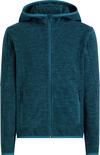 McKinley Choco Fleecejacke Jungen - melange-blue petrol