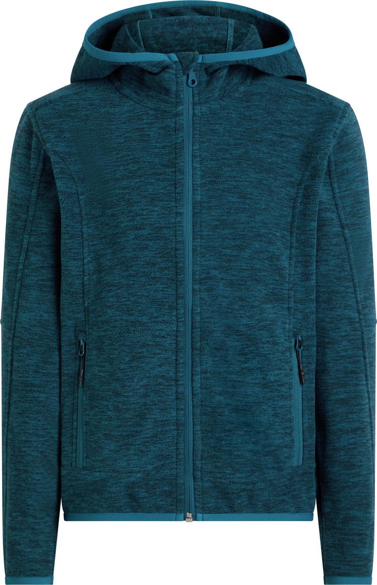 McKinley McKinley Choco Fleecejacke Jungen - melange-blue petrol - 0 | SportScheck