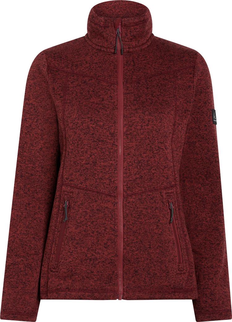 McKinley McKinley Rubin III Strickfleece Damen - melange-red dark - 0 | SportScheck