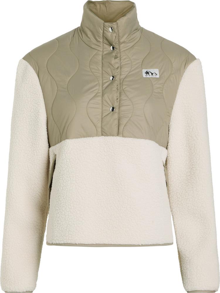 McKinley McKinley Fleur Fleeceshirt Damen - grey light-brown smo - 0 | SportScheck