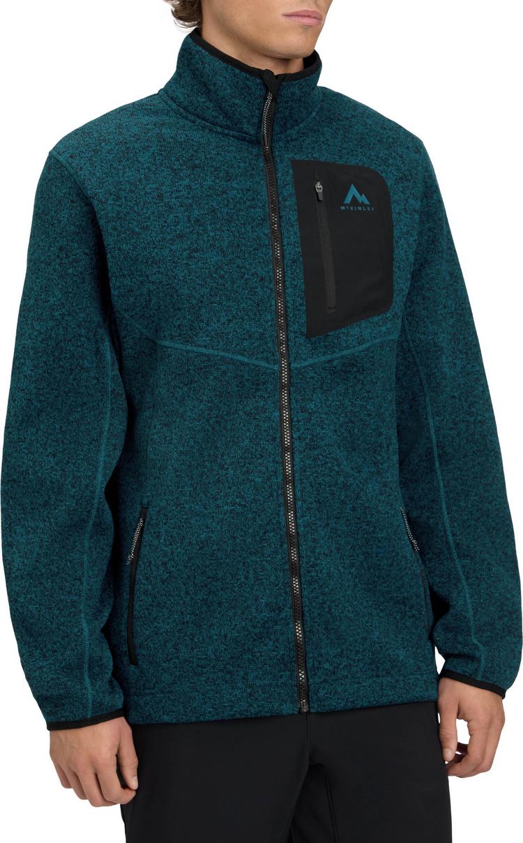 McKinley McKinley Skeena III Strickfleece Herren - melange-blue pet - 0 | SportScheck