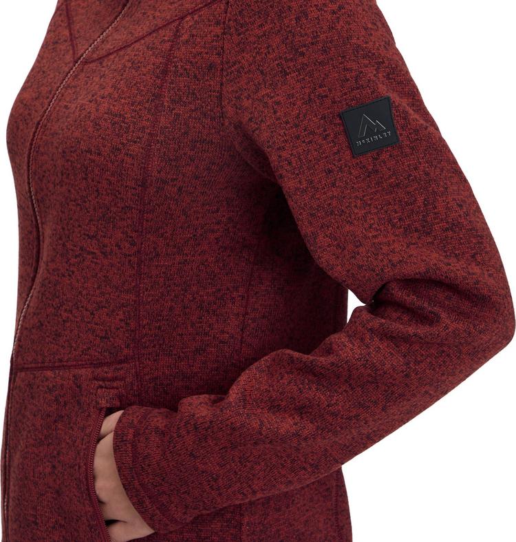 McKinley McKinley Rubin III Strickfleece Damen - melange-red dark - 4 | SportScheck