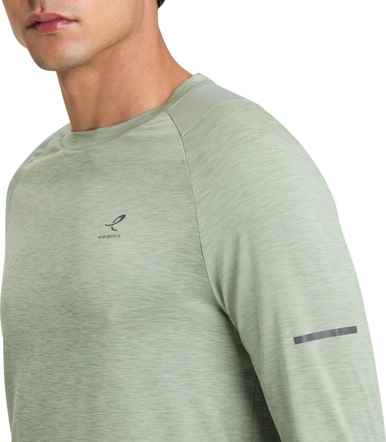 ENERGETICS ENERGETICS Ailo Funktionsshirt Herren - melange-green smoke - 4 | SportScheck
