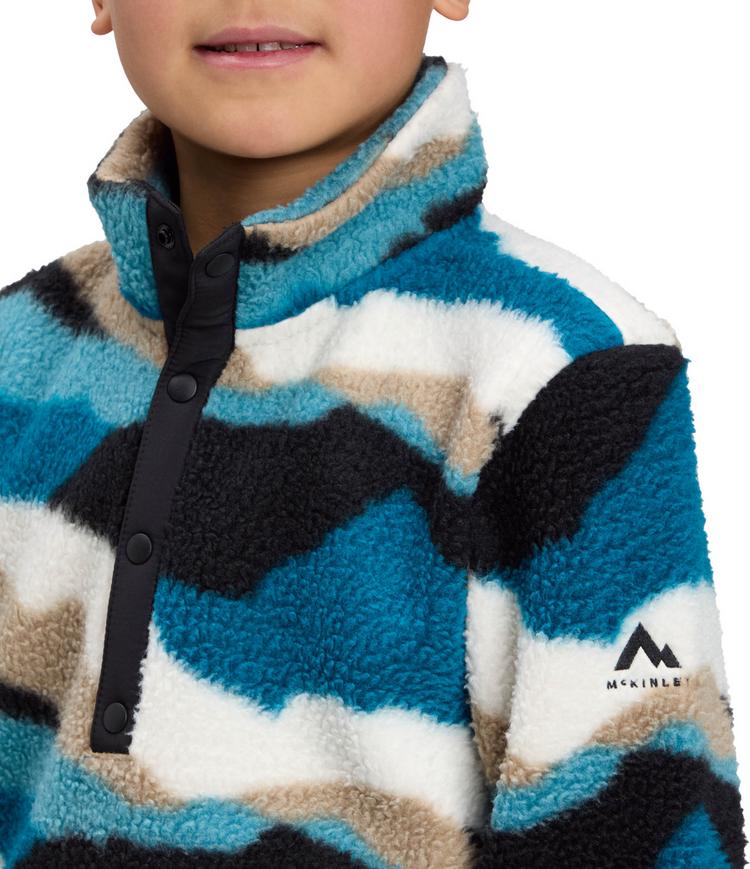 McKinley McKinley Hilka Fleeceshirt Kinder - aop-blue petrol - 4 | SportScheck