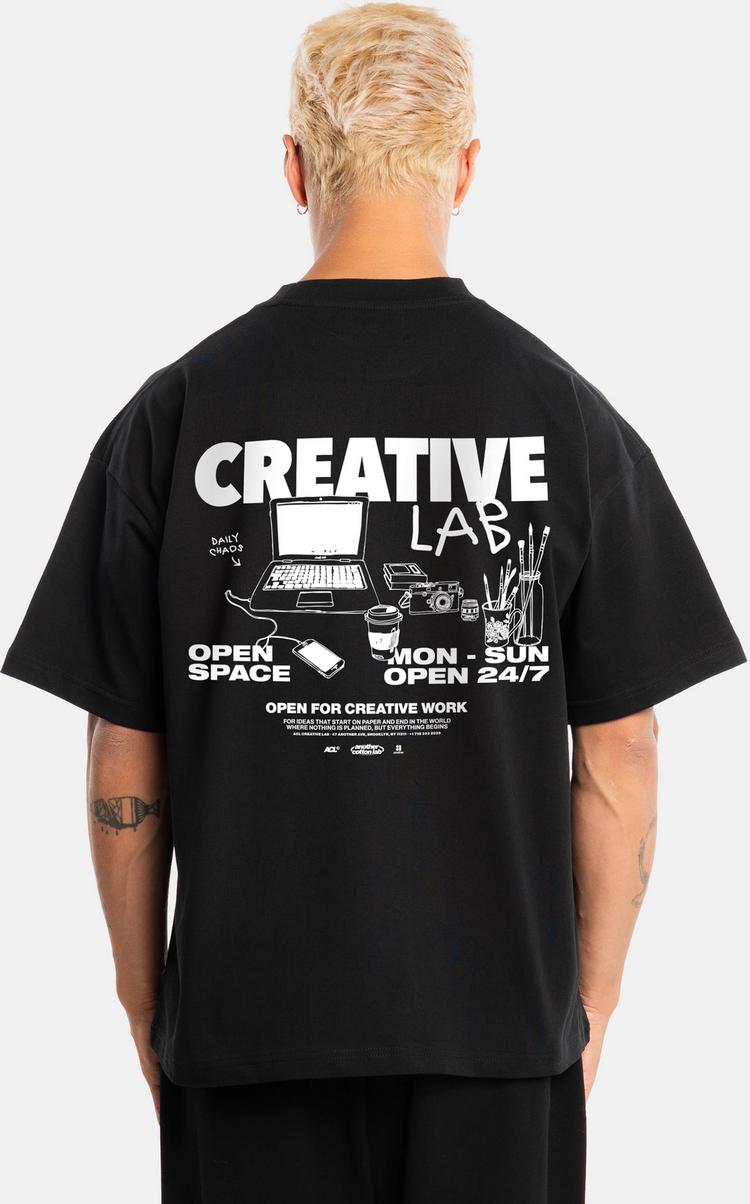 Another Cotton Lab Another Cotton Lab Creative Lab T-Shirt - black - 1 | SportScheck