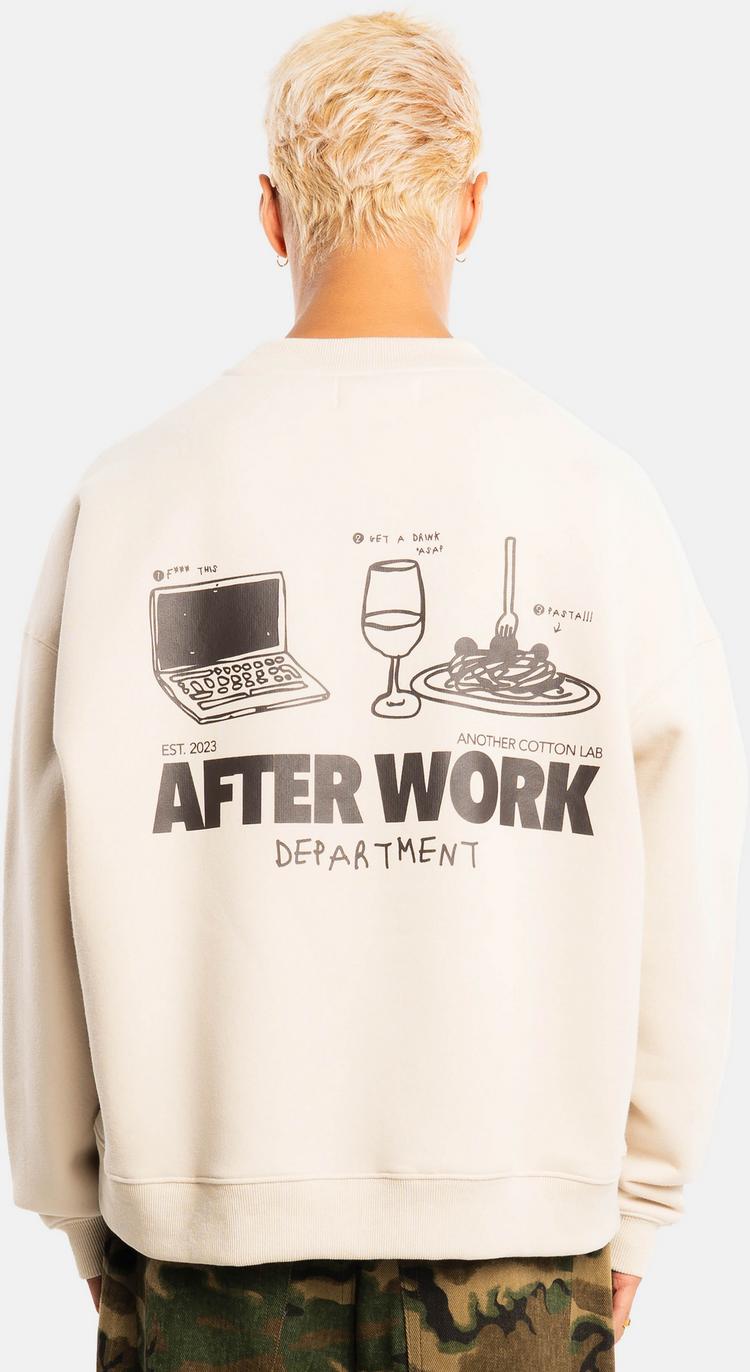 Another Cotton Lab Another Cotton Lab Afterwork Sweatshirt - beige - 1 | SportScheck