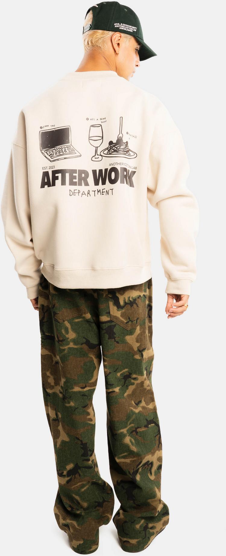 Another Cotton Lab Another Cotton Lab Afterwork Sweatshirt - beige - 2 | SportScheck