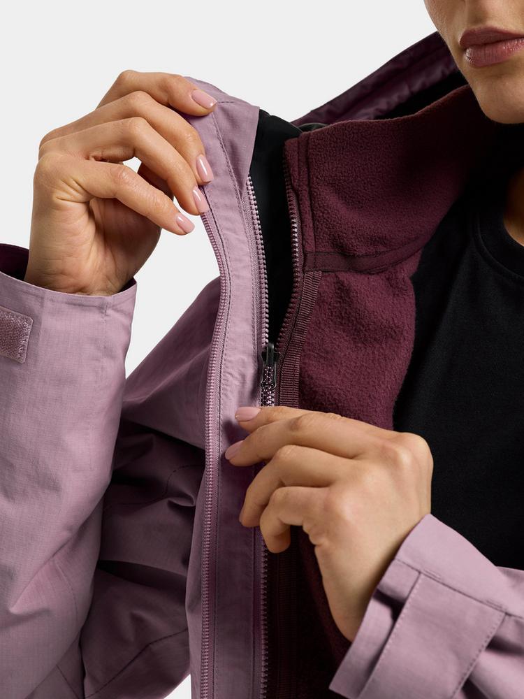 Didriksons Didriksons TRINYA 2 Doppeljacke Damen - lilac haze - 7 | SportScheck