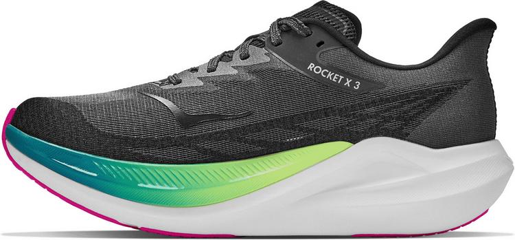 HOKA HOKA ROCKET X 3 Laufschuhe Herren - black-neon nebula - 0 | SportScheck