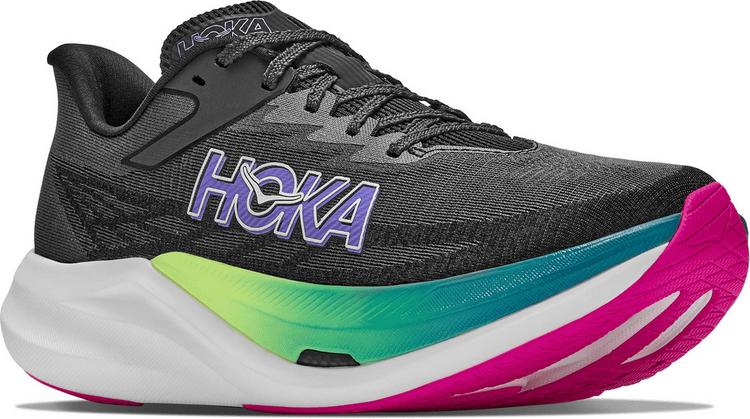 HOKA HOKA ROCKET X 3 Laufschuhe Herren - black-neon nebula - 4 | SportScheck