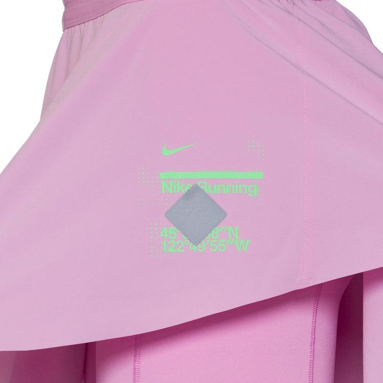 Nike Nike SWIFT SKORT Laufrock Damen - pink rise-black-reflective silv - 1 | SportScheck