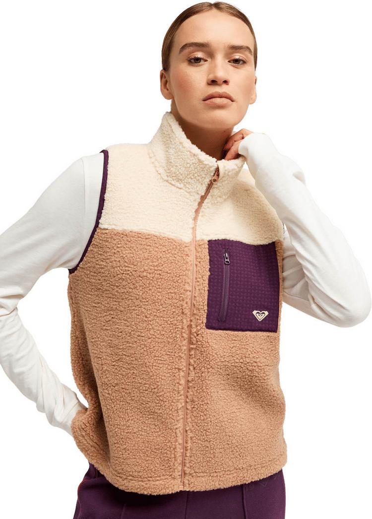 Roxy Roxy Fleeceweste Damen - cafe au lait - 0 | SportScheck