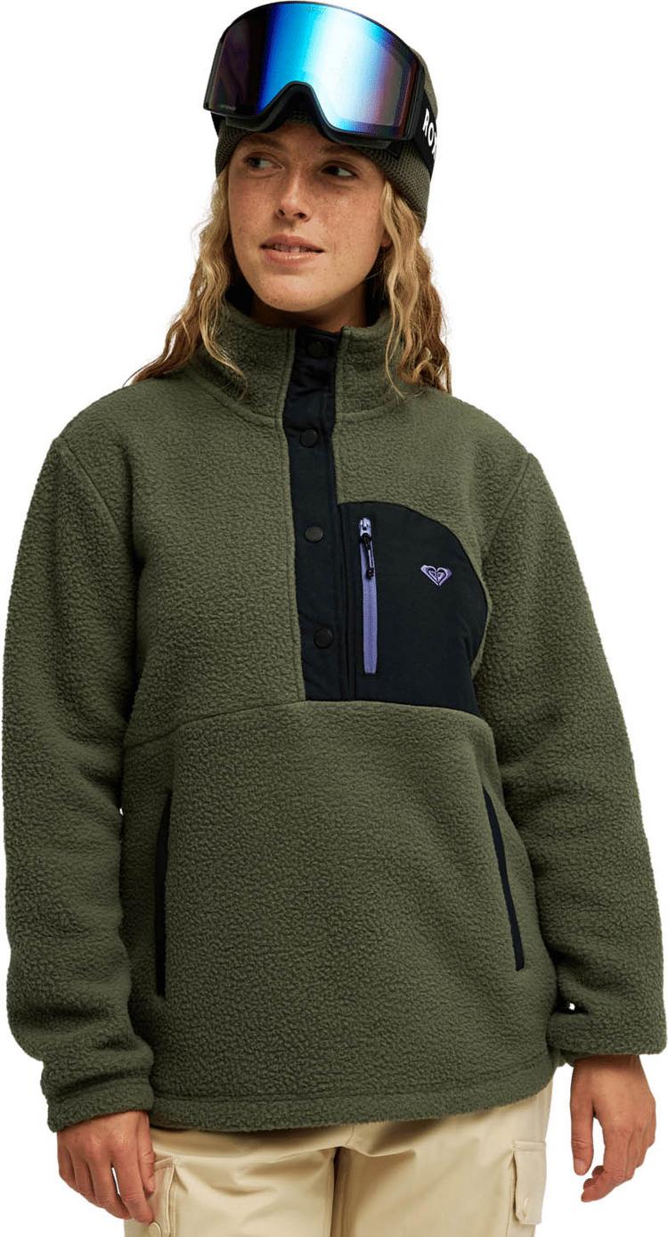 Roxy Roxy Fleeceshirt Damen - beetle - 0 | SportScheck