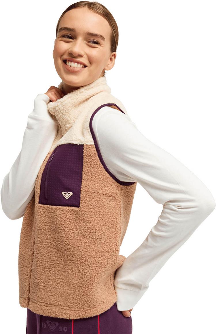 Roxy Roxy Fleeceweste Damen - cafe au lait - 2 | SportScheck
