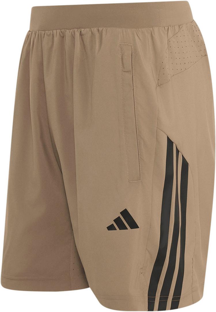adidas adidas 3S Funktionsshorts Herren - khaki six - 0 | SportScheck