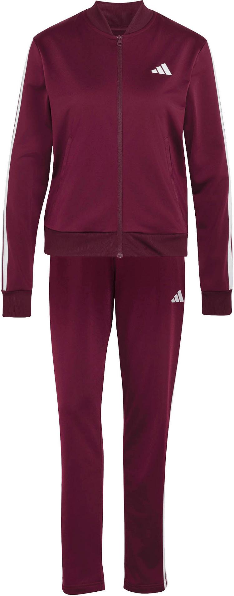 adidas adidas ESS Trainingsanzug Damen - maroon - 0 | SportScheck