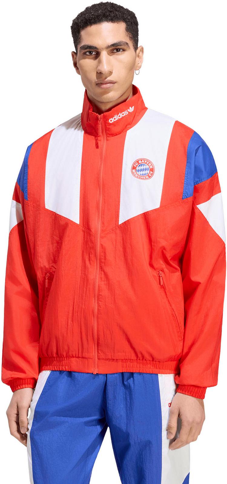 adidas adidas FC BAYERN M&Uuml;NCHEN Trainingsjacke Herren - red-white-selubl - 0 | SportScheck