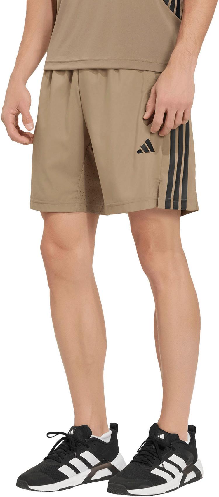 adidas adidas 3S Funktionsshorts Herren - khaki six - 0 | SportScheck