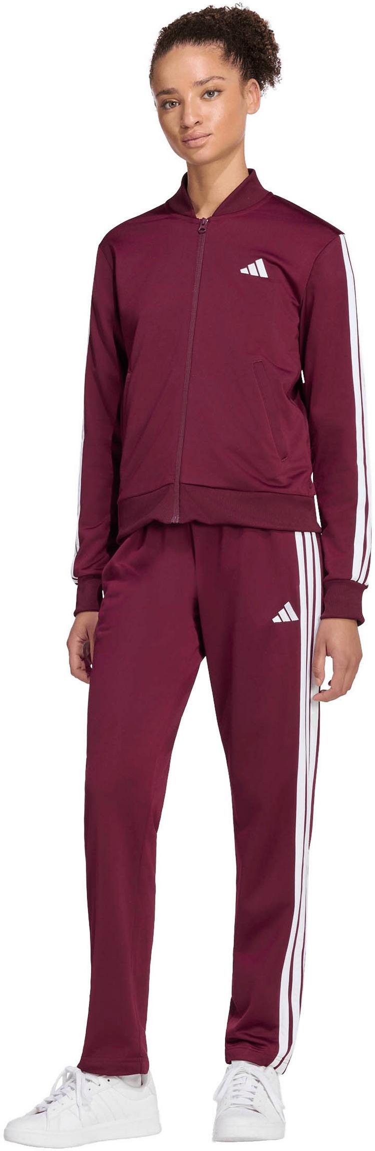 adidas adidas ESS Trainingsanzug Damen - maroon - 0 | SportScheck