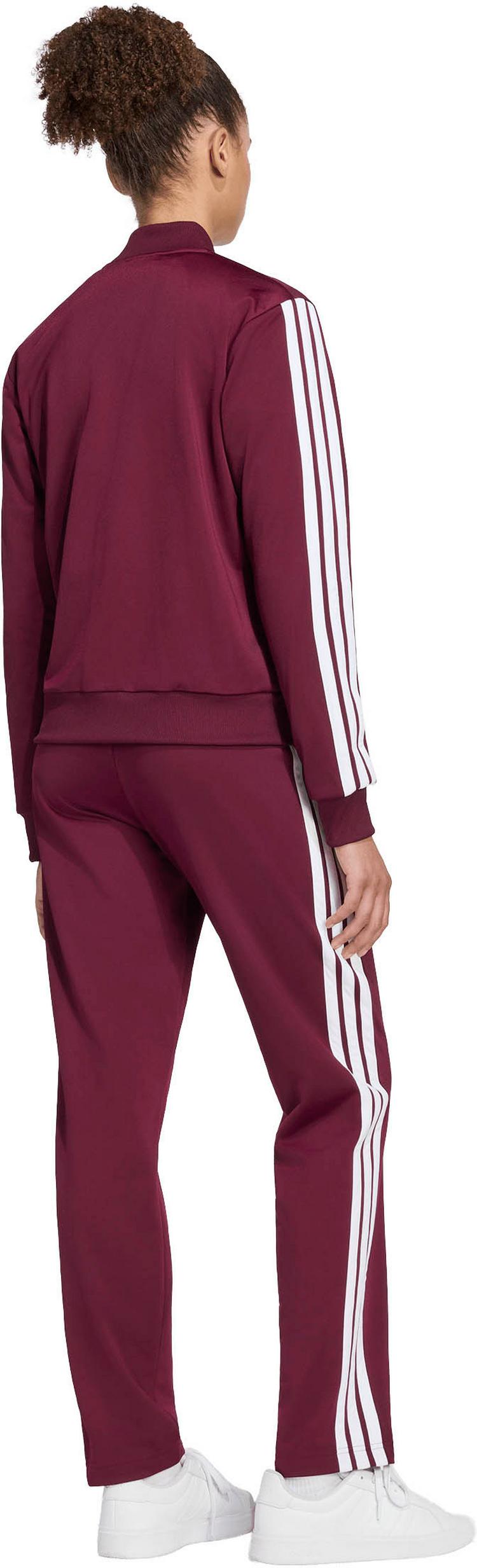 adidas adidas ESS Trainingsanzug Damen - maroon - 1 | SportScheck