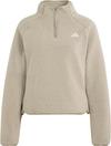 adidas City Tech Fleeceshirt Damen - silver pebble
