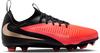 Nike JR PHANTOM 6 LOW ACAD FG-MG Fu&szlig;ballschuhe Kinder - bright crimson-black-bright crimson